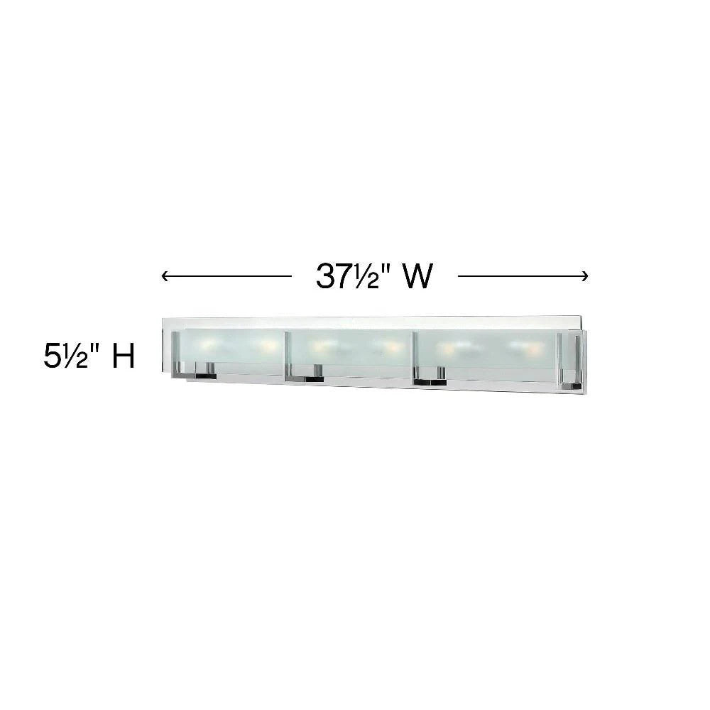 Chrome LED Bath Light T8670