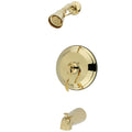 Polished Brass Tub & Shower Faucet W4406