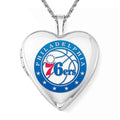 14k White Gold Heart Locket L540303