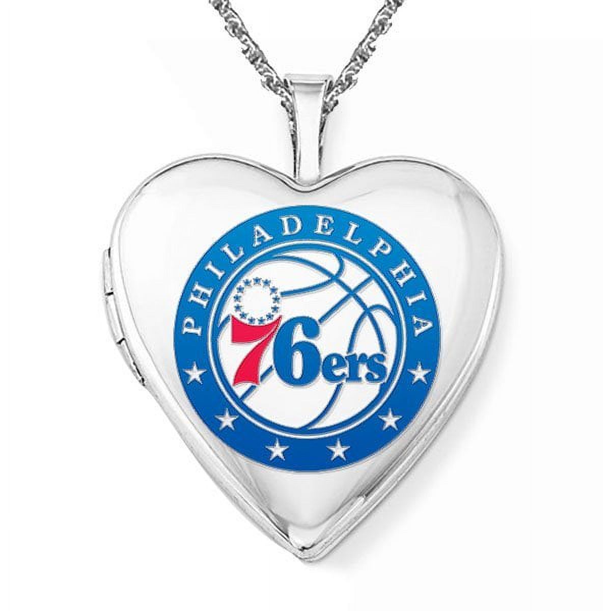 14k White Gold Heart Locket L540303