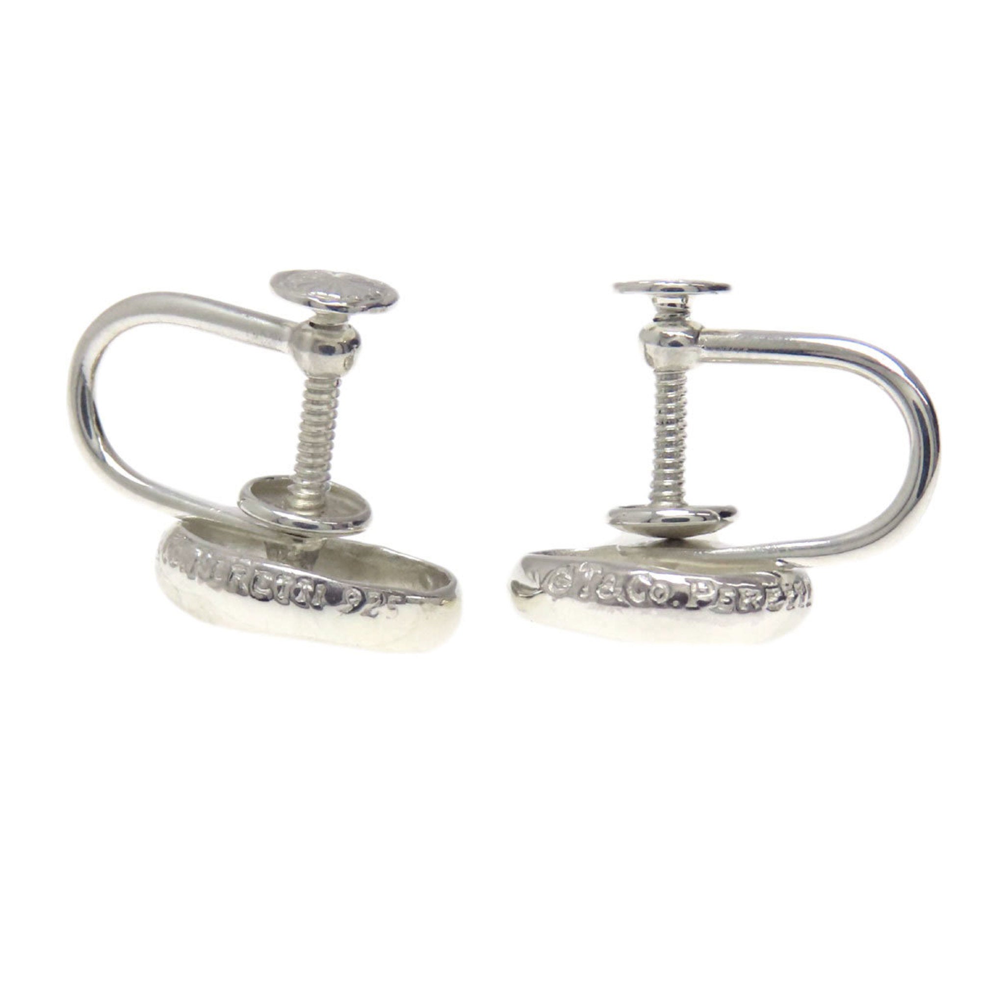 Tiffany Bean Earrings Silver X230