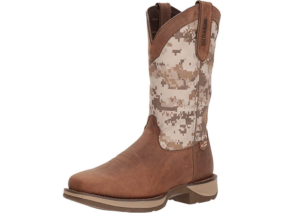 Brown Desert Camo Men&s 11 Boots Z885441