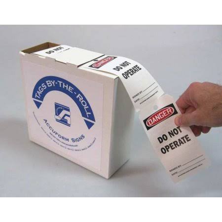 Danger Tag, Cardstock, PK250 Z7477