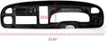 Instrument Cluster Bezel w/Vents for Dodge 98-02 Ram 1500 2500 3500 Pack of 2 R9592