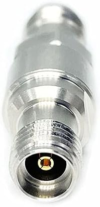 2.4 mm Female to 3.5 mm Female Microwave Adapter, 50 Ohm, Stainless Steel Body F922