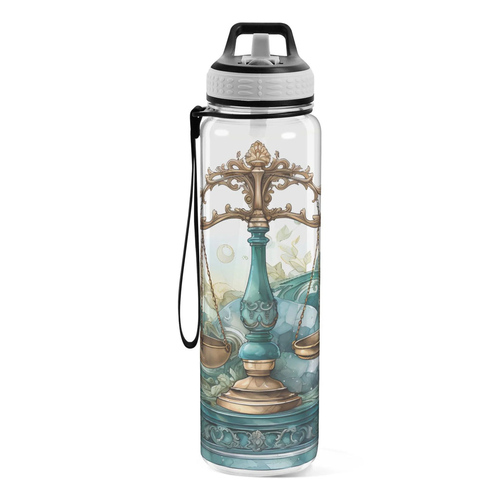 32oz Tritan Leakproof Clear Sports Water Bottle D5646