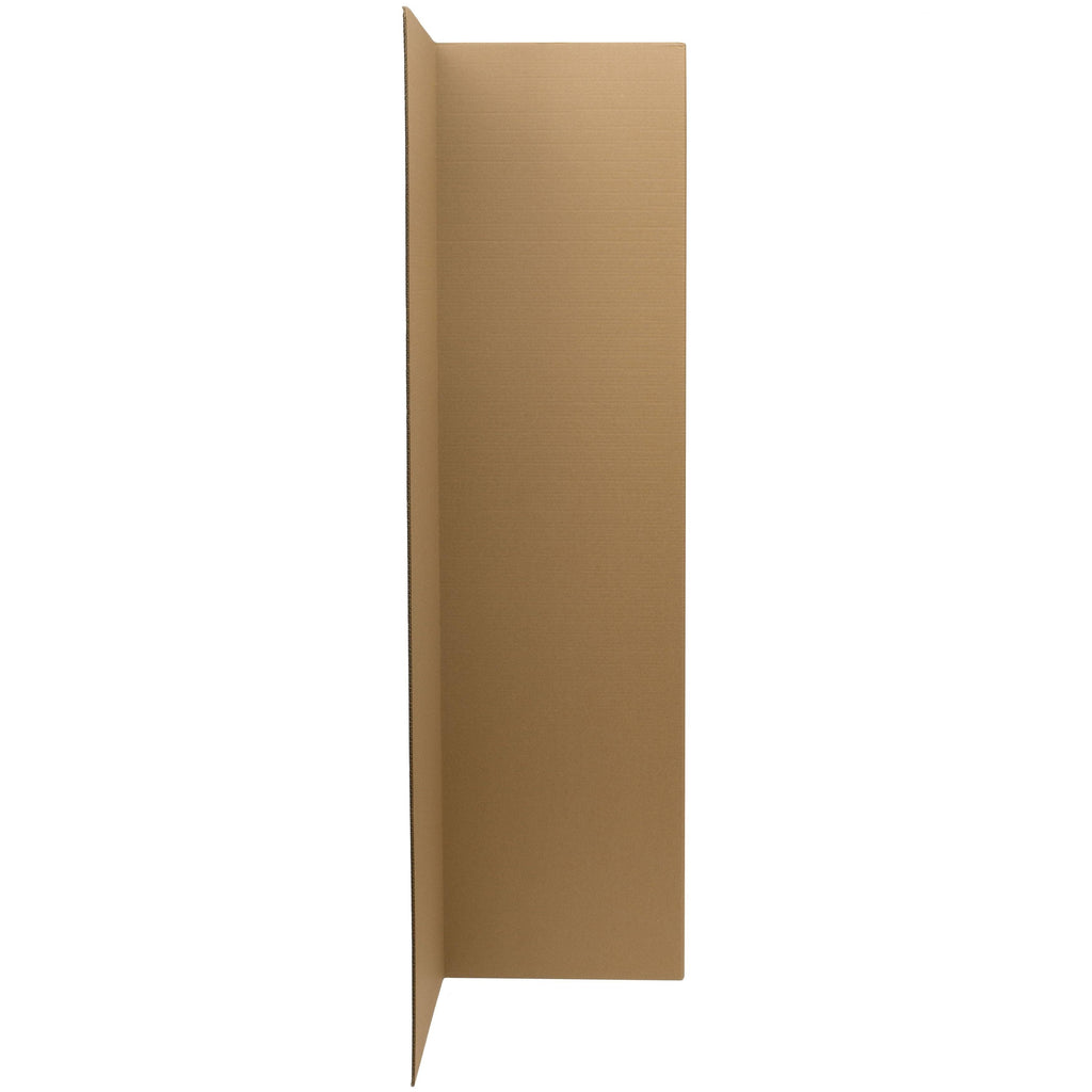 6 ft. Tall Brown Cardboard Room Divider 6 Panel O28231