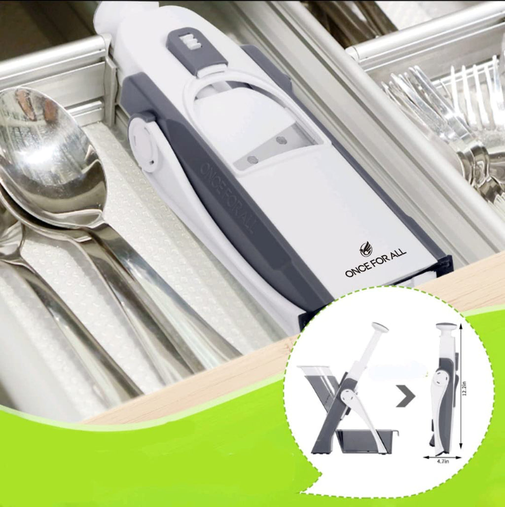 Stainless Steel Vegetable Chopper with 8 Slides F730