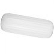 4 Pack Large 10x28 White Ribbed Boat Fenders with Center Hole D481