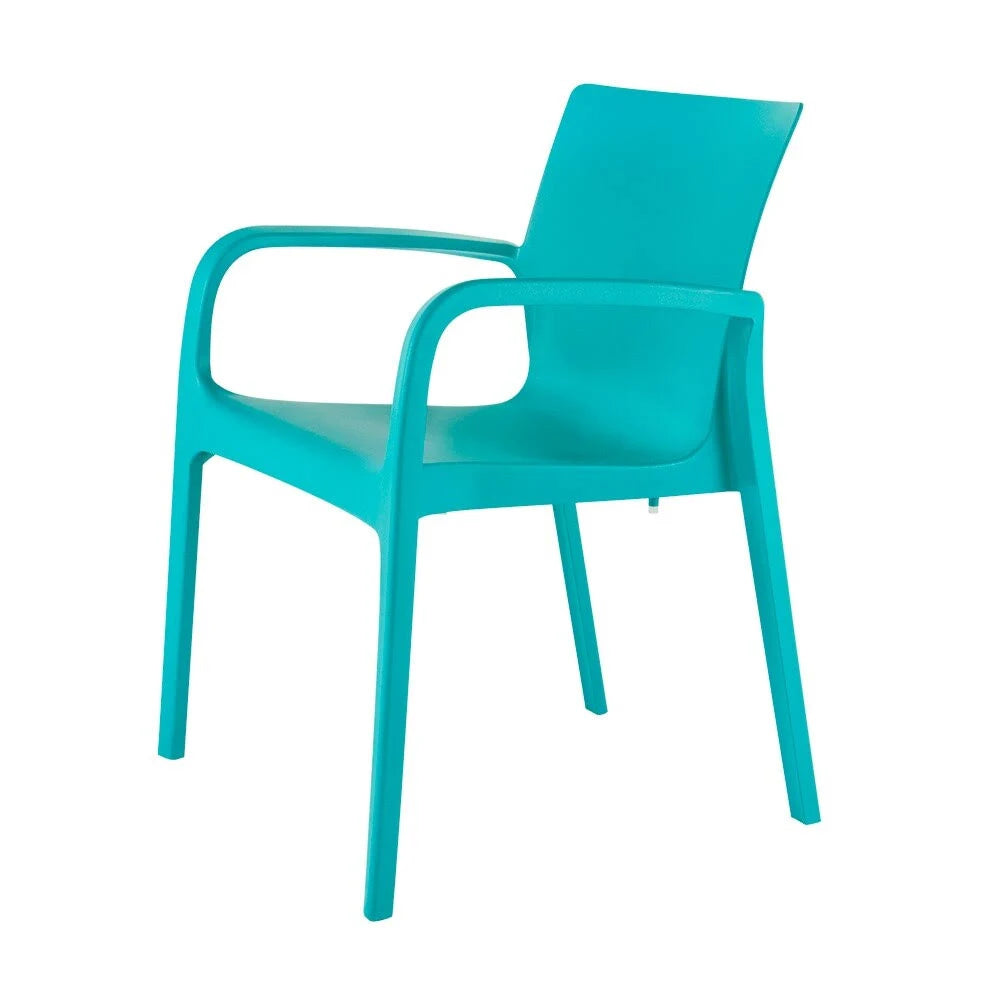 Red Stackable Dining Armchair, Set of 2 T595