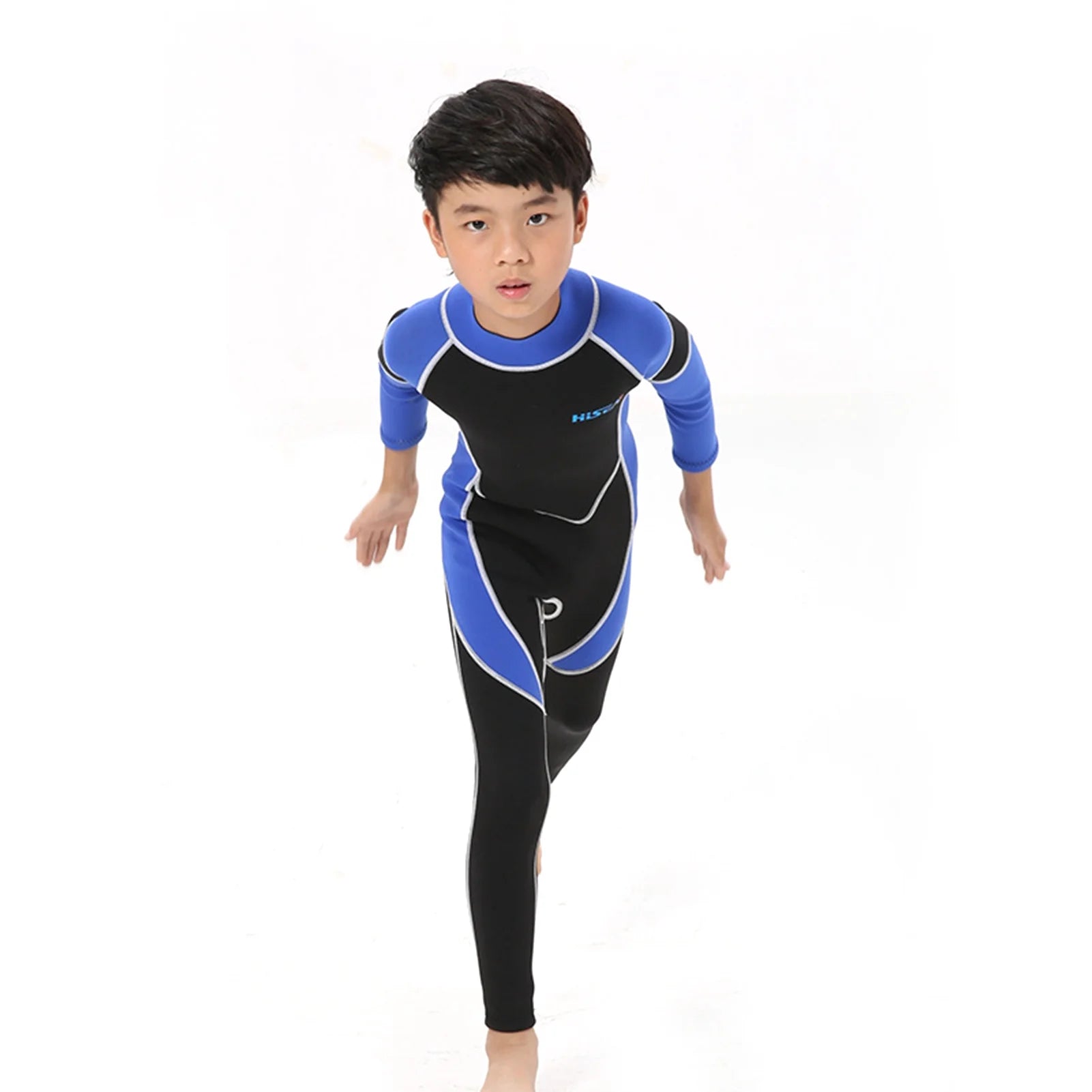Zippered Long Sleeve One Piece Children Surf Suit N15285