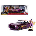 Purple Diecast Corvette with Batgirl Figure D1470