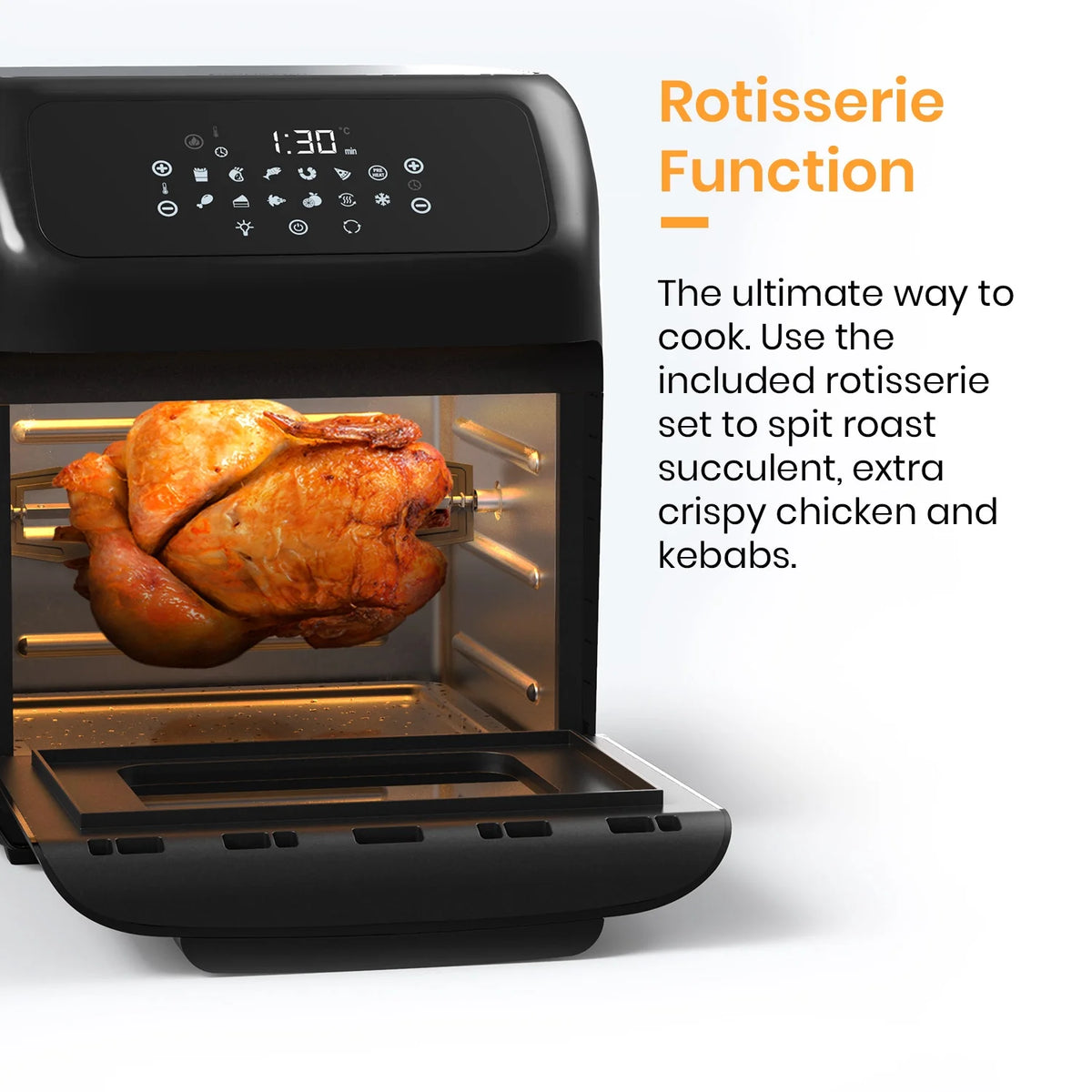 12.7 Quarts Large Air Fryer Toaster Oven with 19 Accessories Q2659