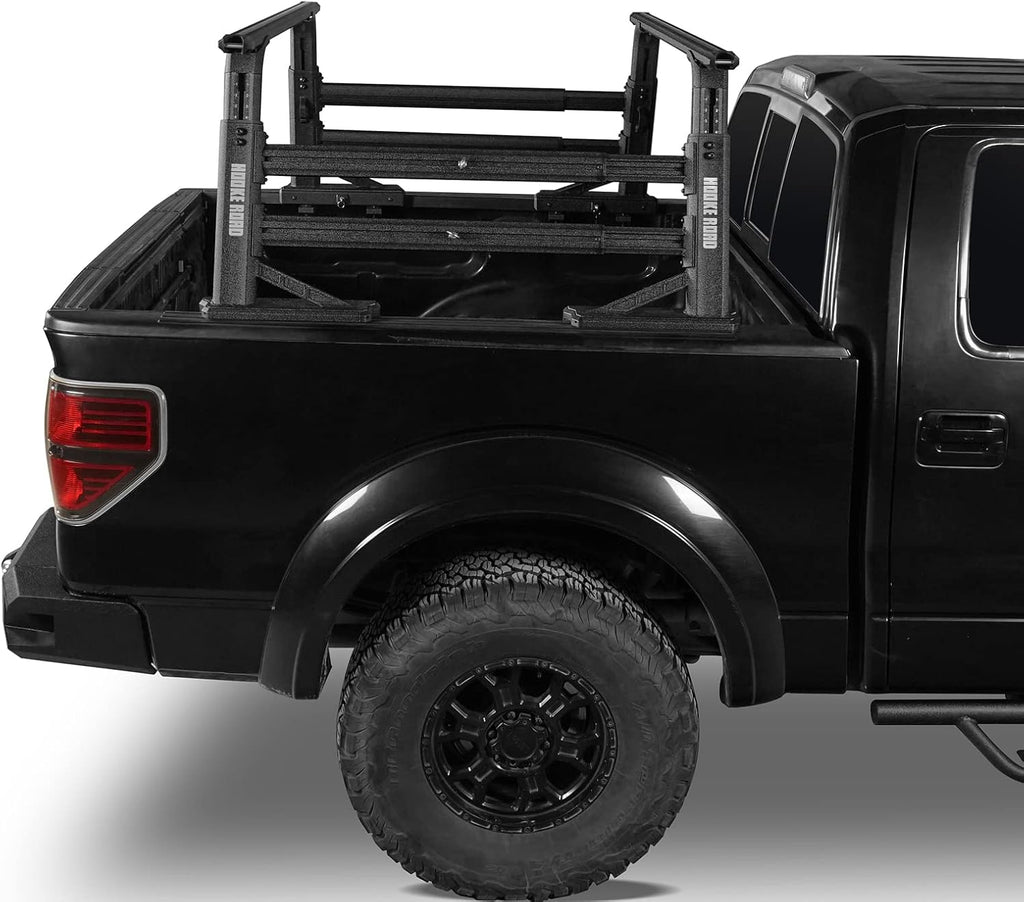 Overland Truck Bed Cargo Rack Extendable Aluminum Truck Ladder Rack Adjustable Height Heavy Duty B311835