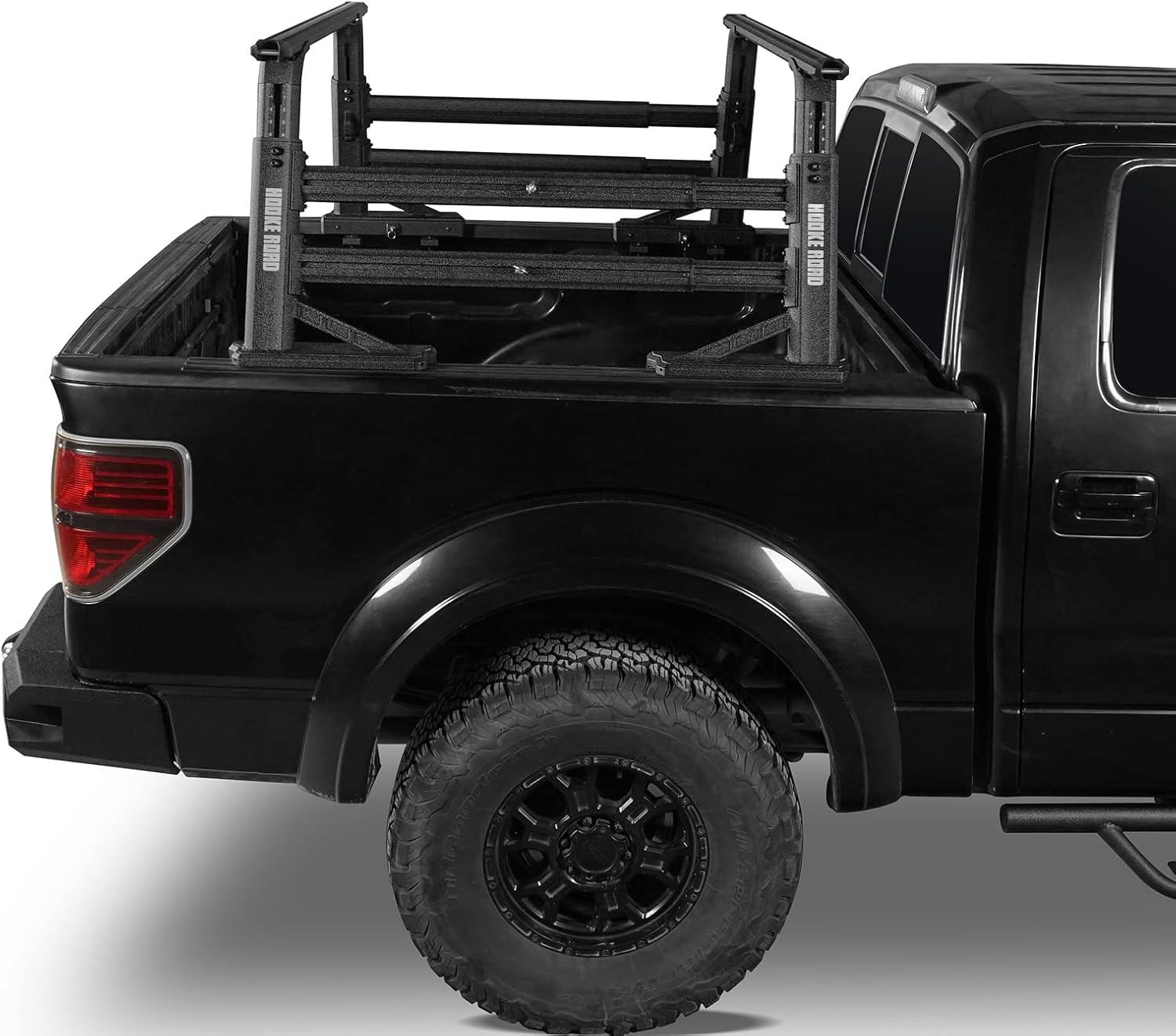 Overland Truck Bed Cargo Rack Extendable Aluminum Truck Ladder Rack Adjustable Height Heavy Duty B311835