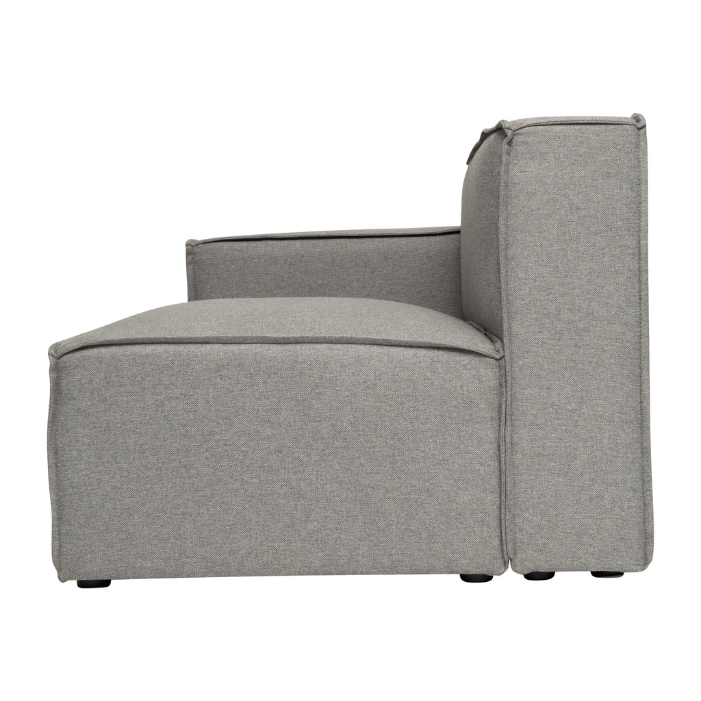 Modular Left Side Armchair in Gray O709453