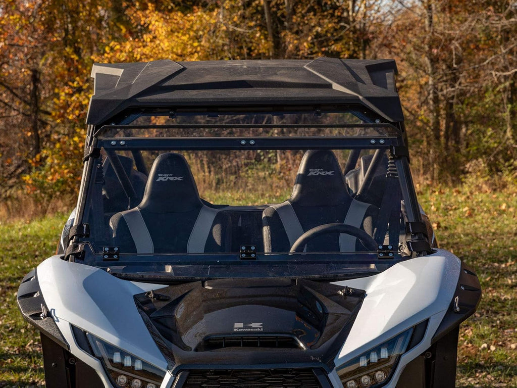Scratch Resistant Flip Down Windshield, 1/4" Polycarbonate, Hard Coated D52640