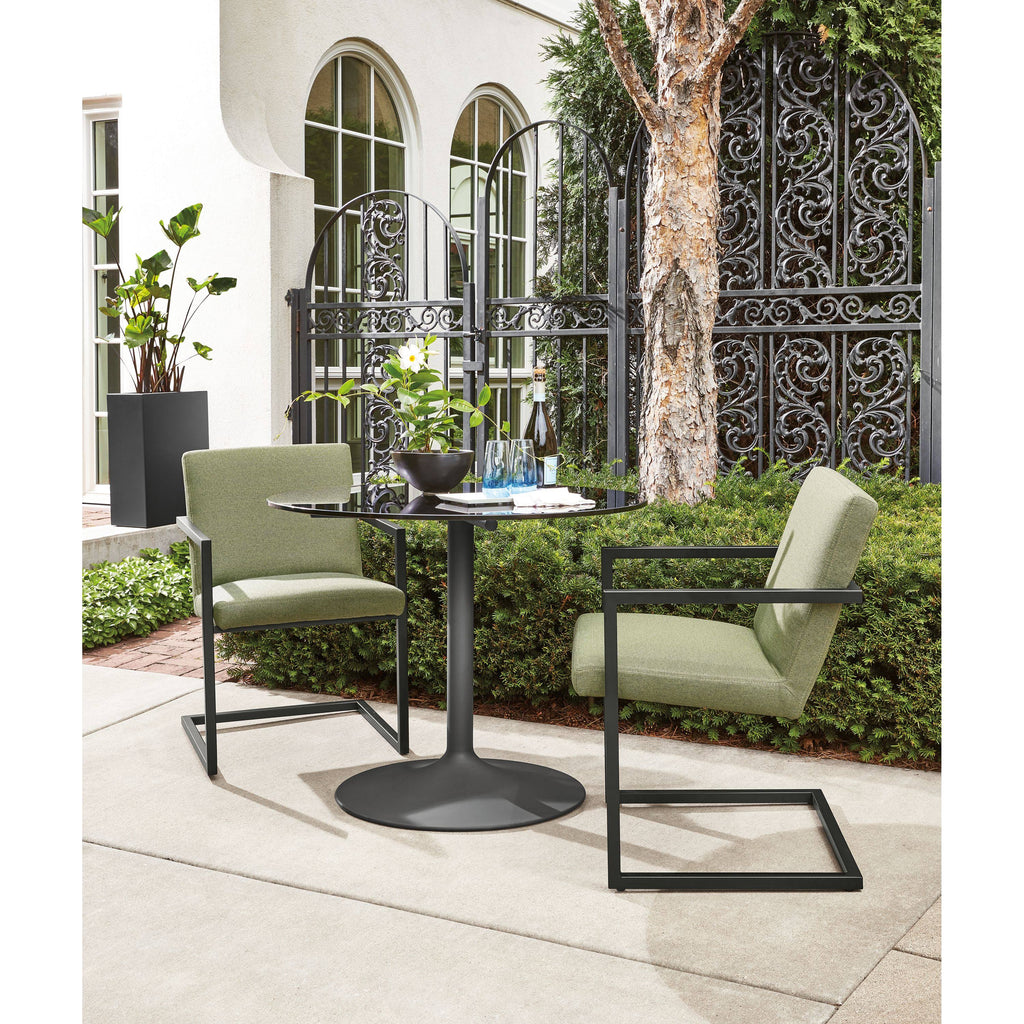 White Round Patio Table H53965