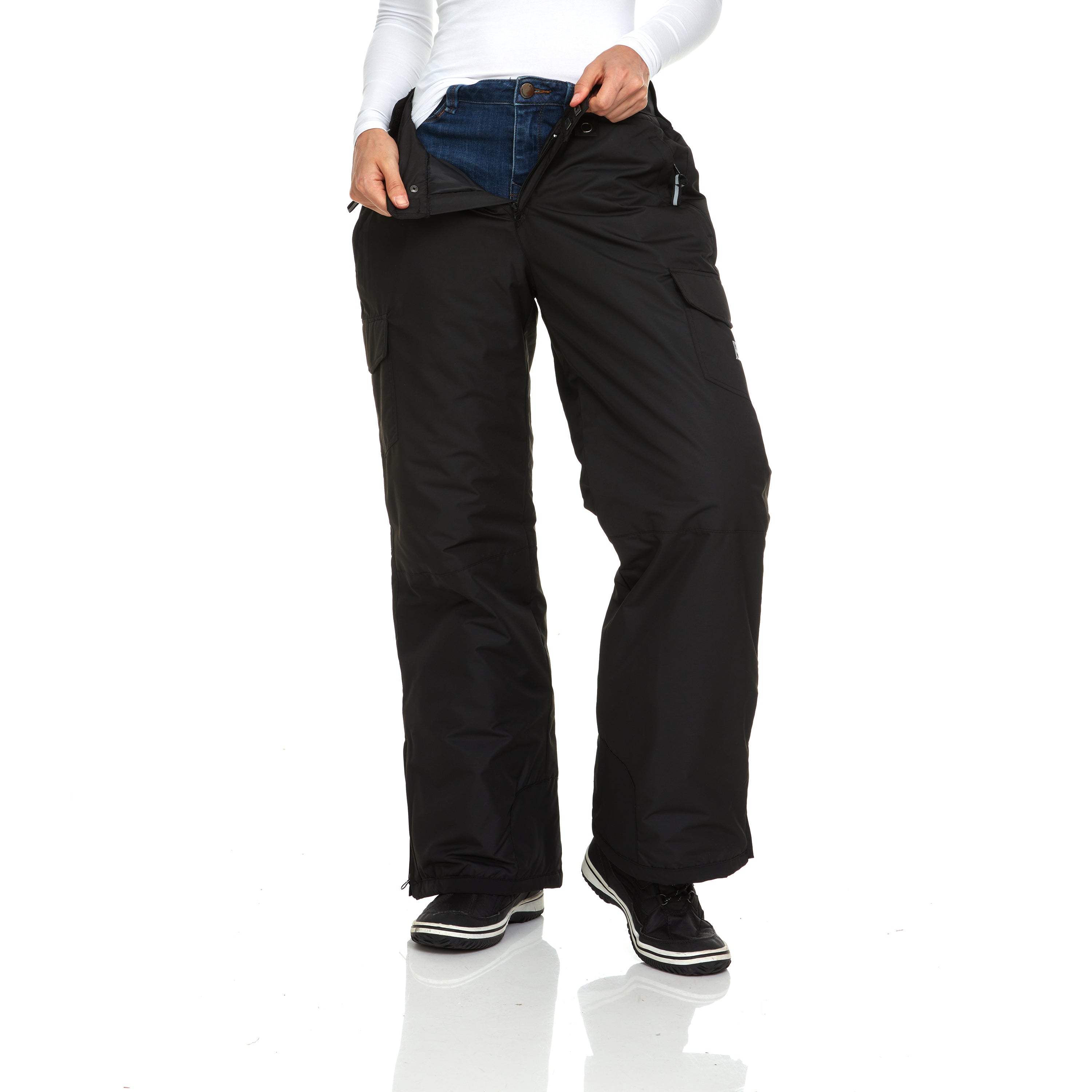 Women’s Ski Cargo Pants Expandable-Waist O29801