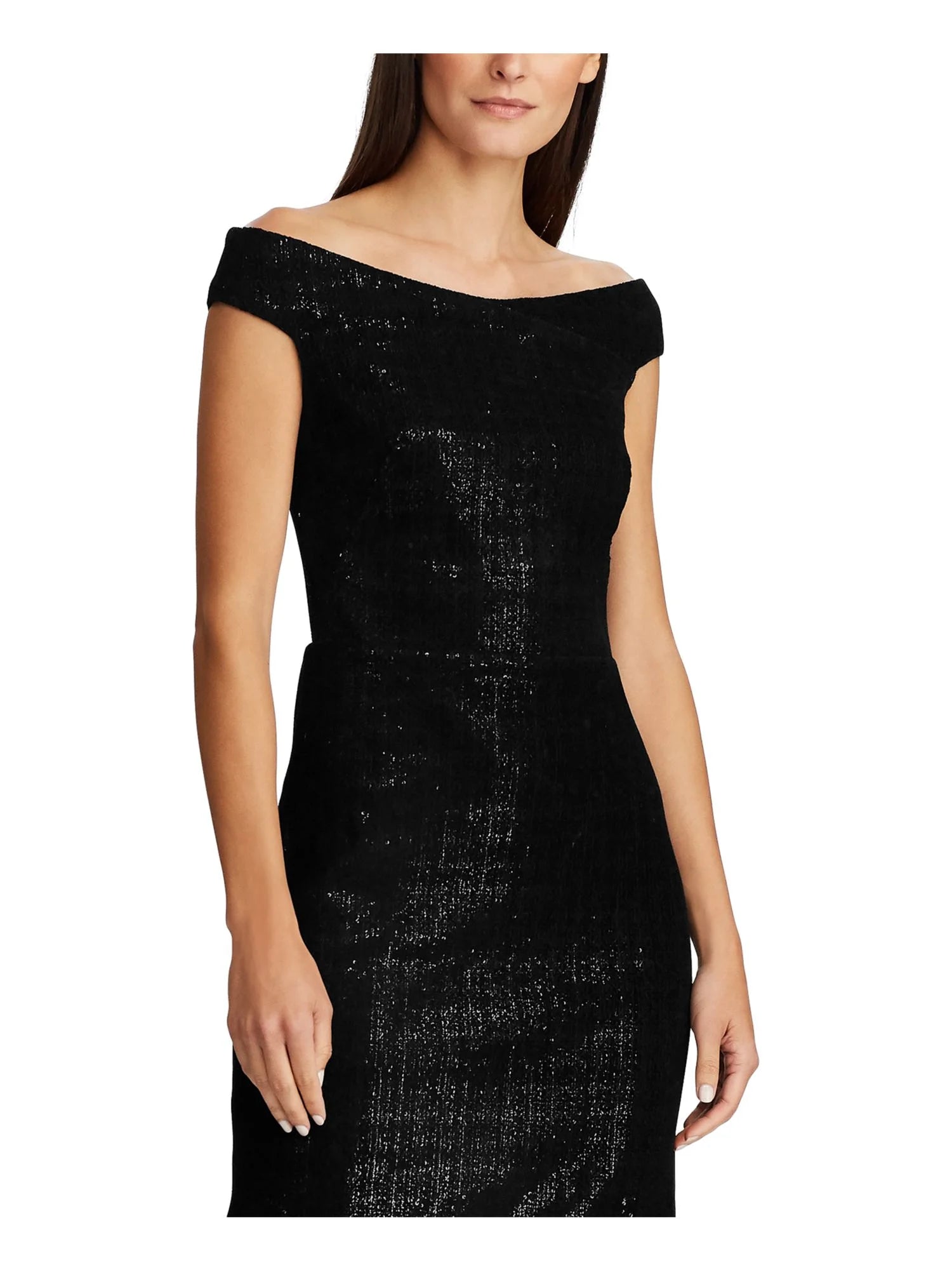 Black Sleeveless Knee Length Body Con Dress M94200