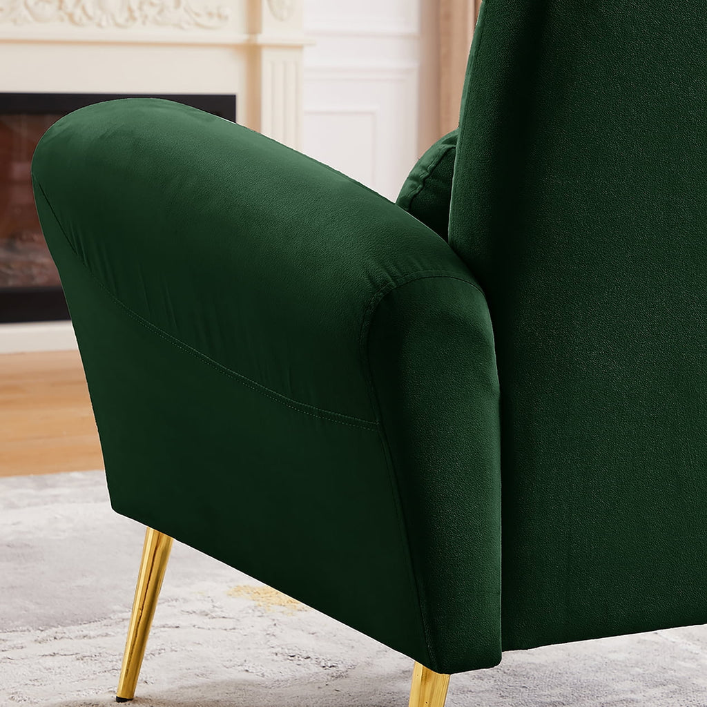 Blue Upholstered Armless Chair F66317