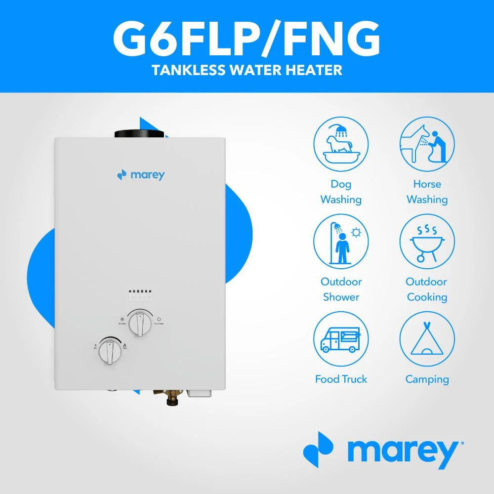 Liquid Propane Gas Tankless Water Heater X59915
