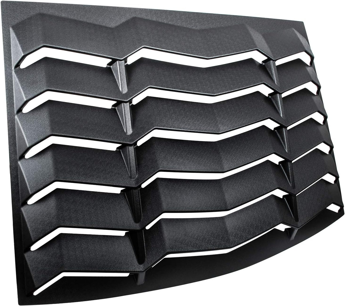 Rear Window Louver Windshield Sun Shade Cover (ABS Matte Black) F104292