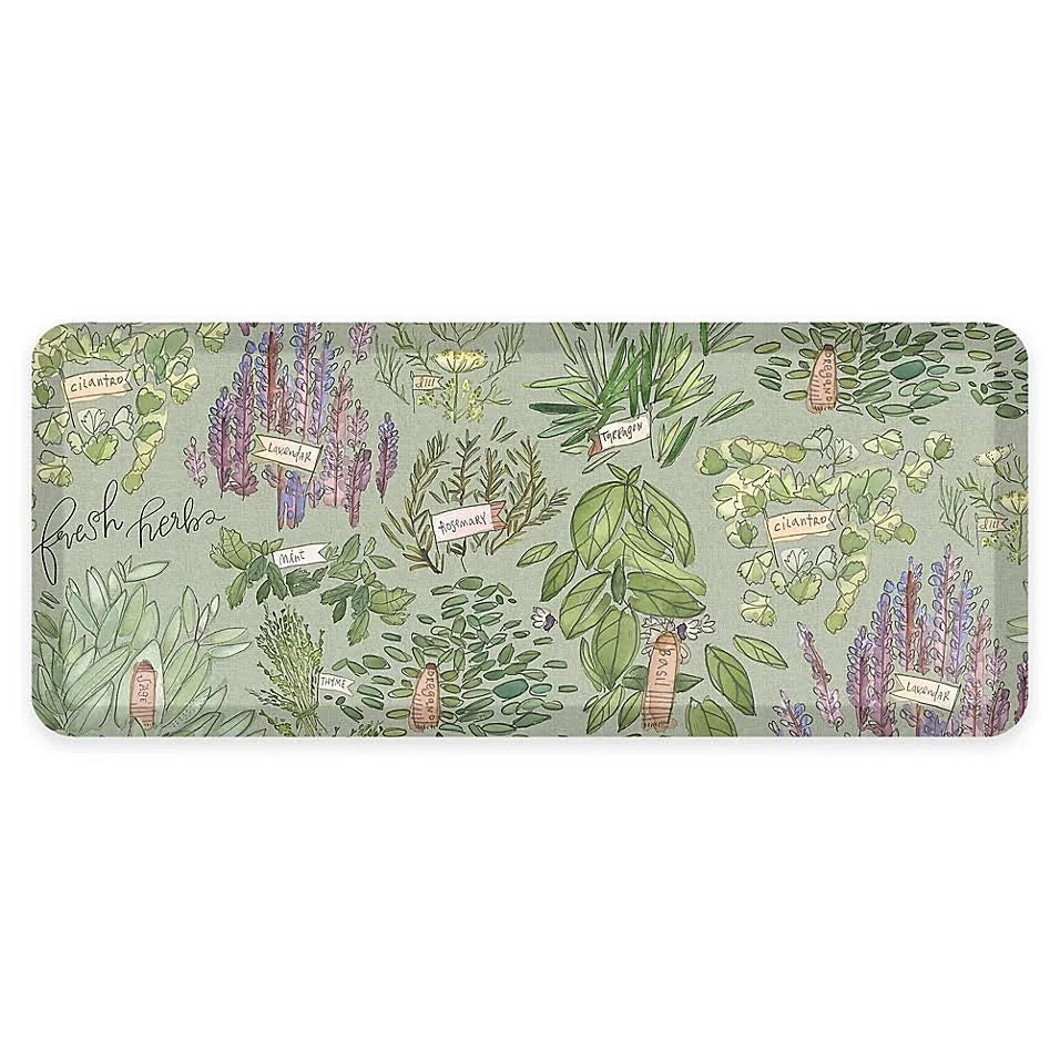 Kitchen Mat 20x48 Light Moss L8805
