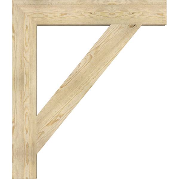 Traditional Block Rough Sawn Douglas Fir Bracket R33456