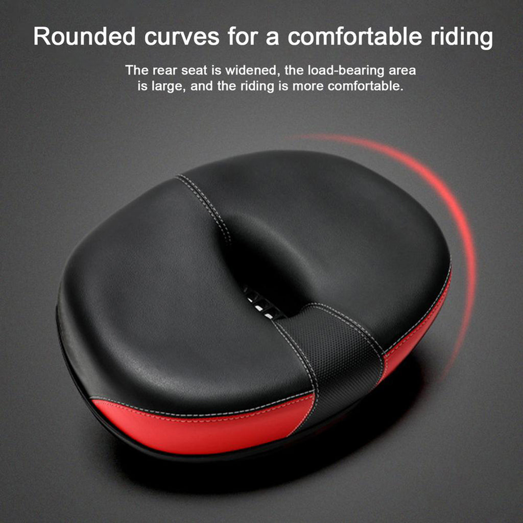 PU Leather Bike Saddle with Gel Foam Pad T645