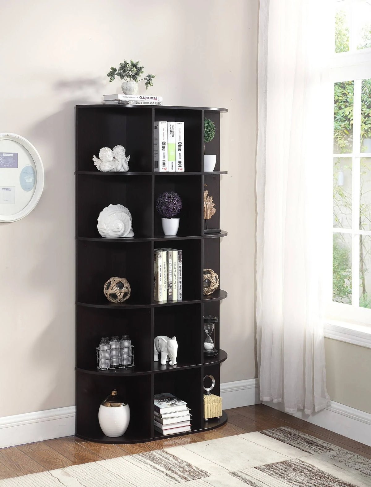 Cappuccino Finish Bookcase A1778