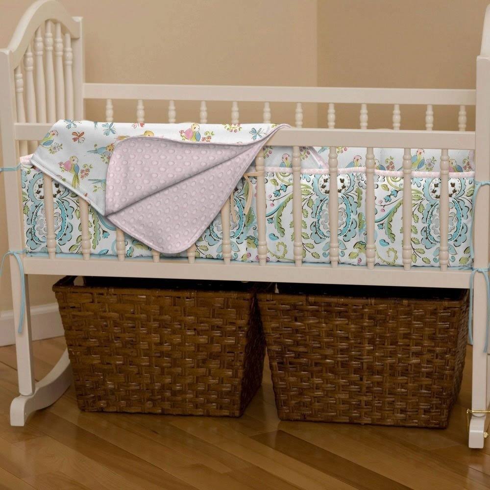 Love Birds Cradle Bumper J4528