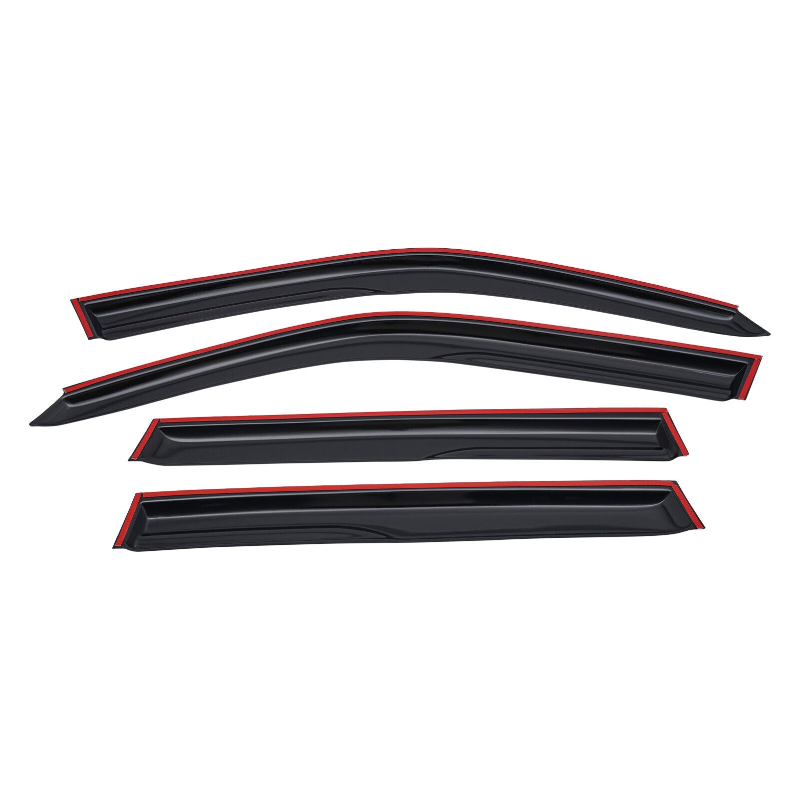 4x Window Guards Rain Guards Sunshade E4469