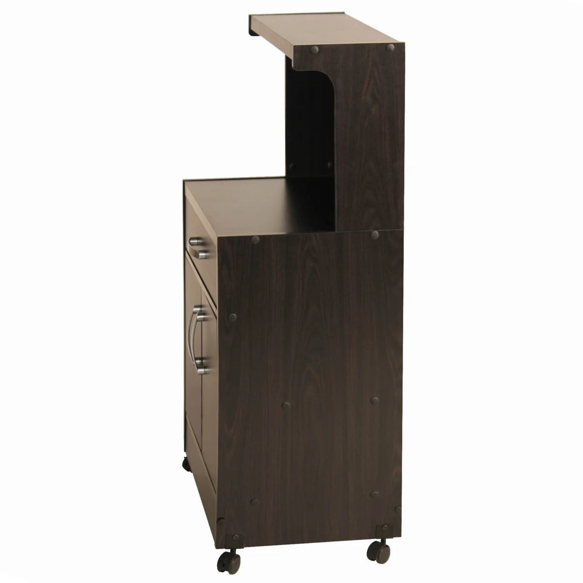 Tobacco Wooden Microwave Cart B5078