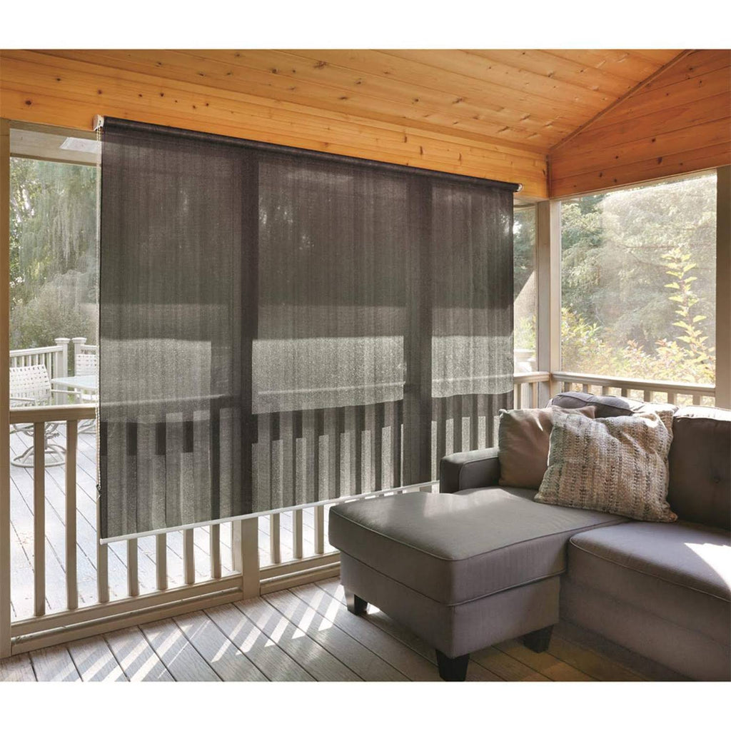 Black Polyethylene Roll Up Window Shade A807714