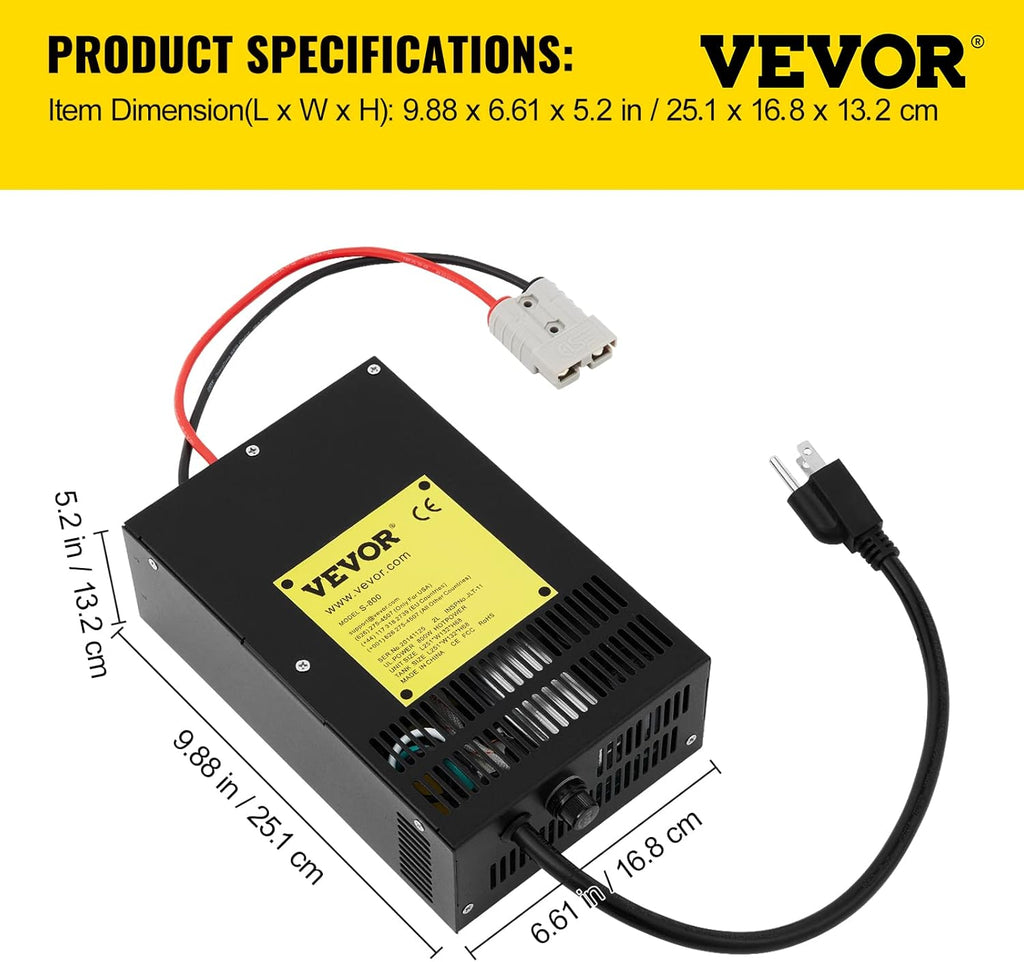 RV Power Converter Charger 800W 45 Amp Q415