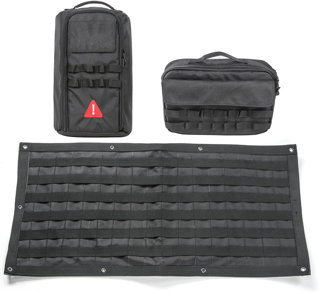 Canvas Tailgate Cargo Storage Bag & Tool Kit Organizer Pockets Y810