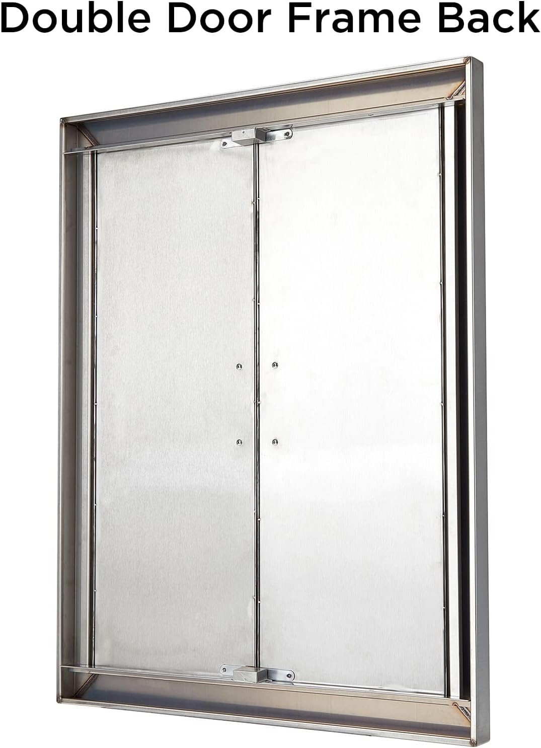 Outdoor Kitchen BBQ Access Door 24W x 31H Inch Stainless Steel Double Doors Y917202