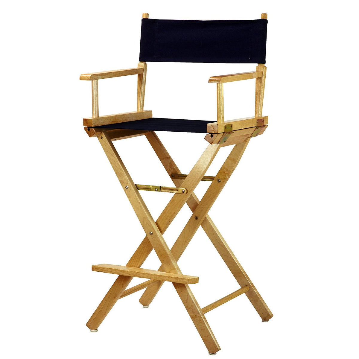 Natural Frame Orange Canvas Director's Chair E75868