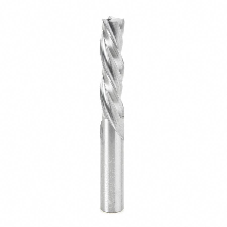 Solid Carbide Spiral Plunge 1/2 Dia x 2 inch x 1/2 Shank Down-Cut 3-Flute G143070