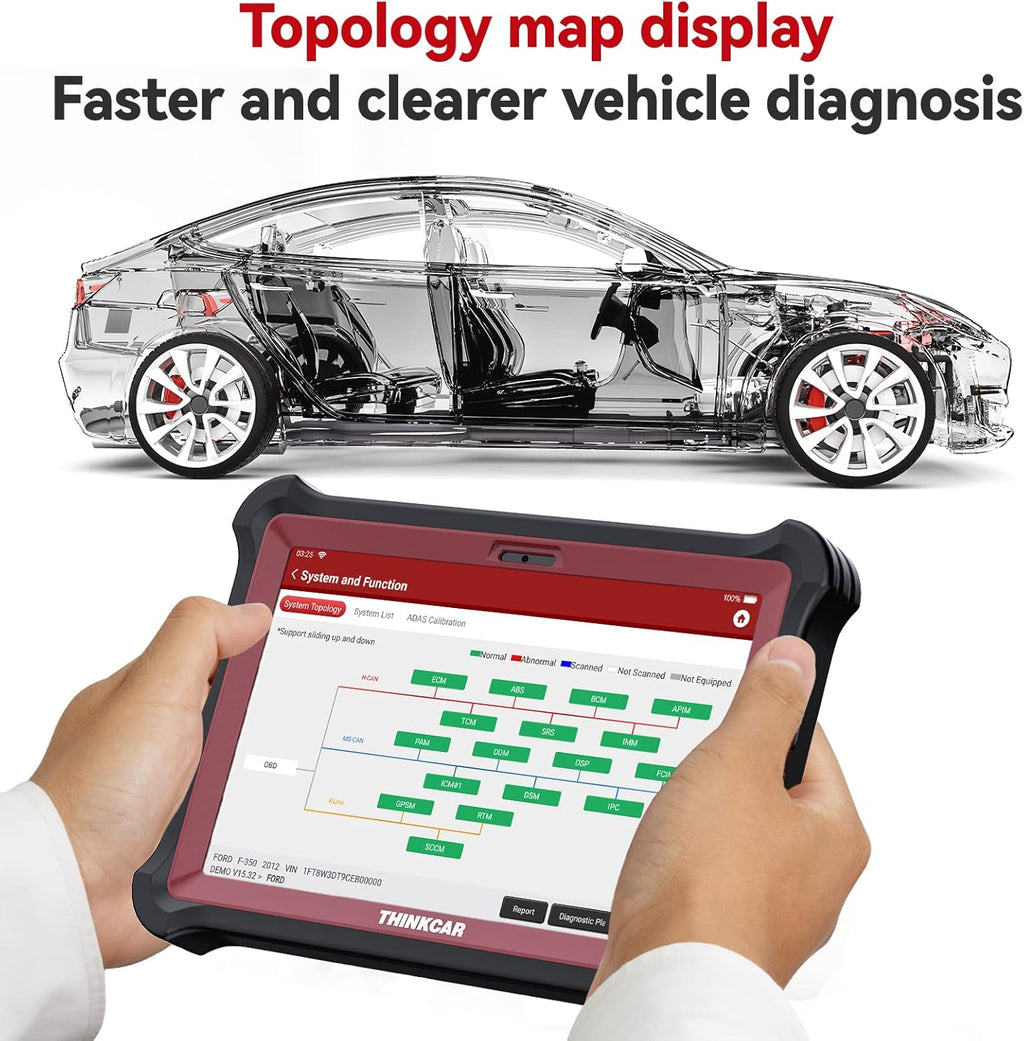 Bi-Directional Diagnostic Scan Tool, 34 Reset Services, Active Test, Key Program, ECU Coding P118408