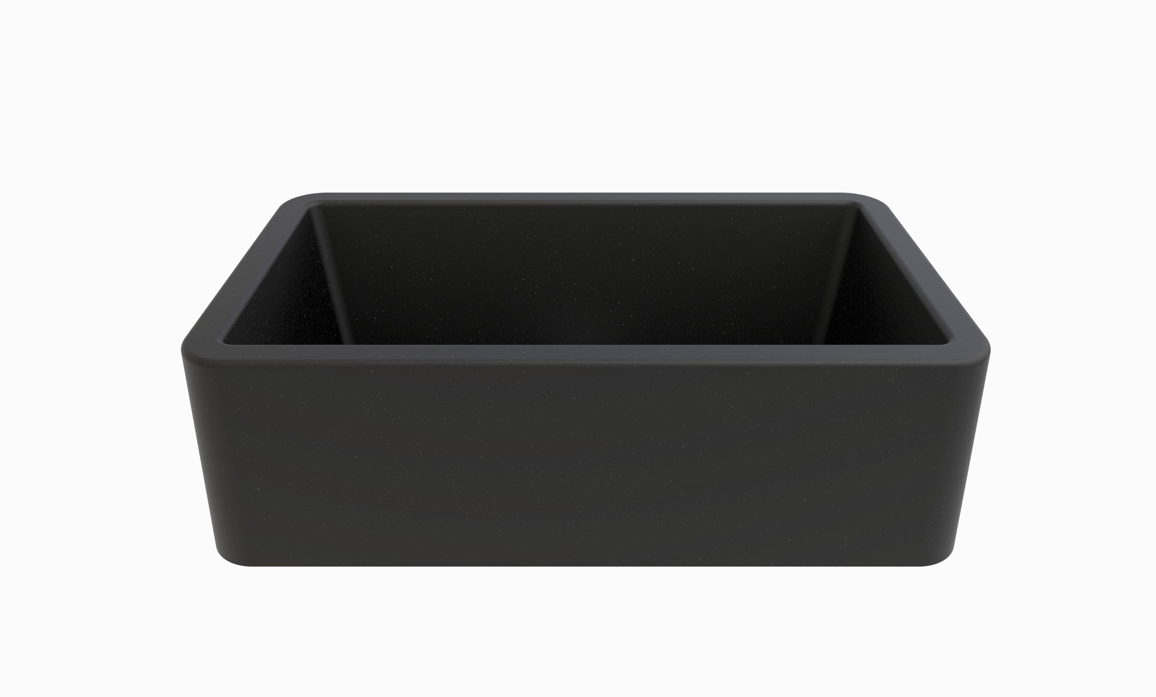 Black Metallic Apron Kitchen Sink J66004