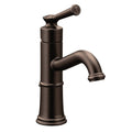 Single Hole Bathroom Faucet with Drain Assembly, Oil Rubbed Bronze A195