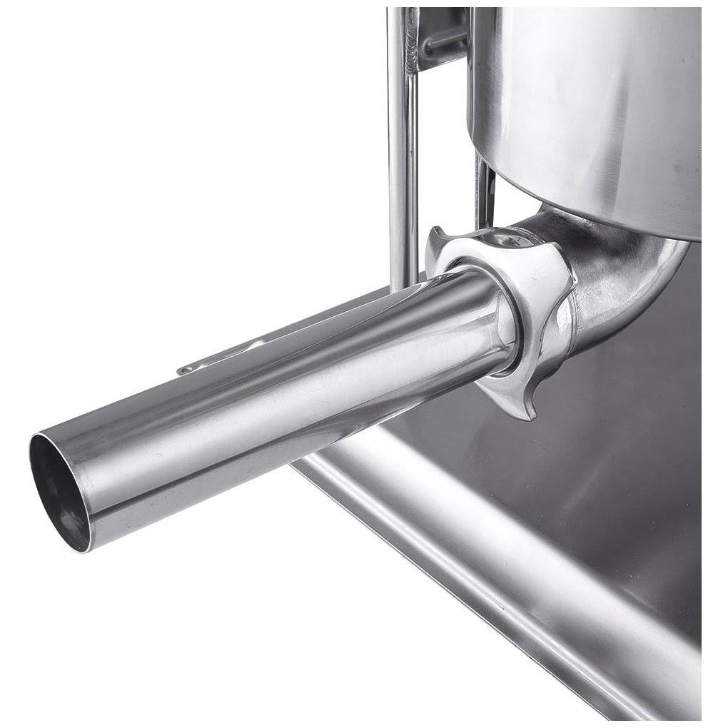 15L Electric Sausage Stuffer Vertical Stainless Steel Meat Filler with 4 Stuffing Tubes D925