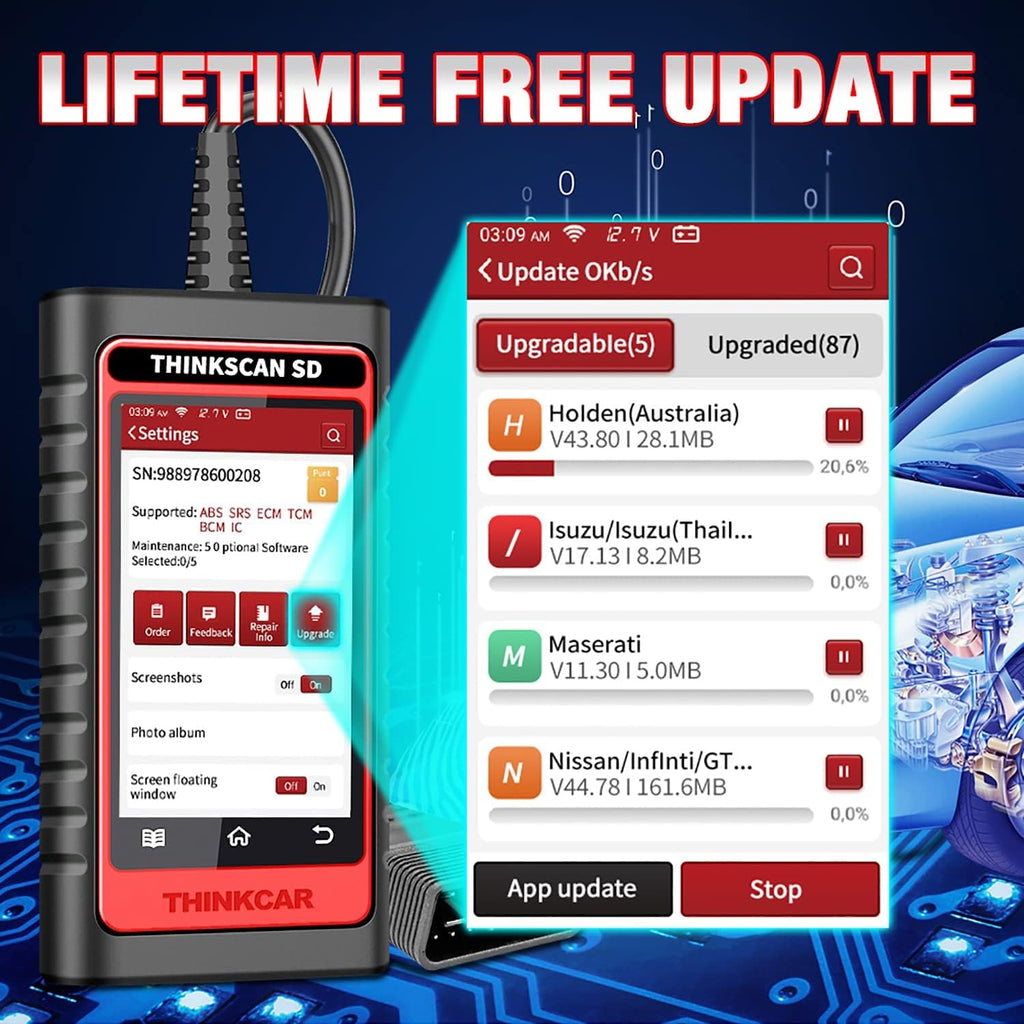 OBD2 Scanner with 28 Reset Car Diagnostic Tool I461776