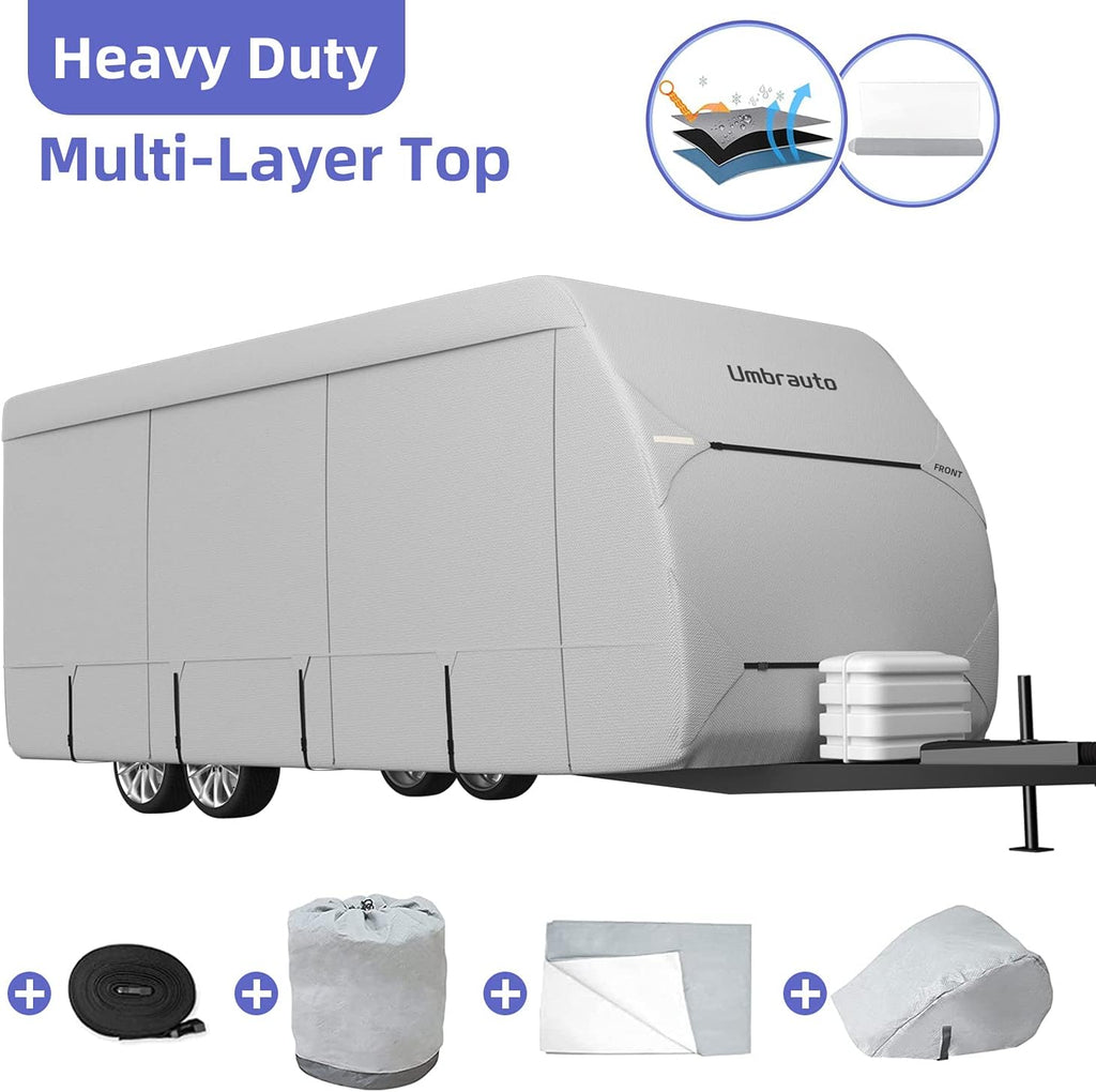 RV Trailer Cover Fits 27‘ - 30‘ Travel Trailer J634