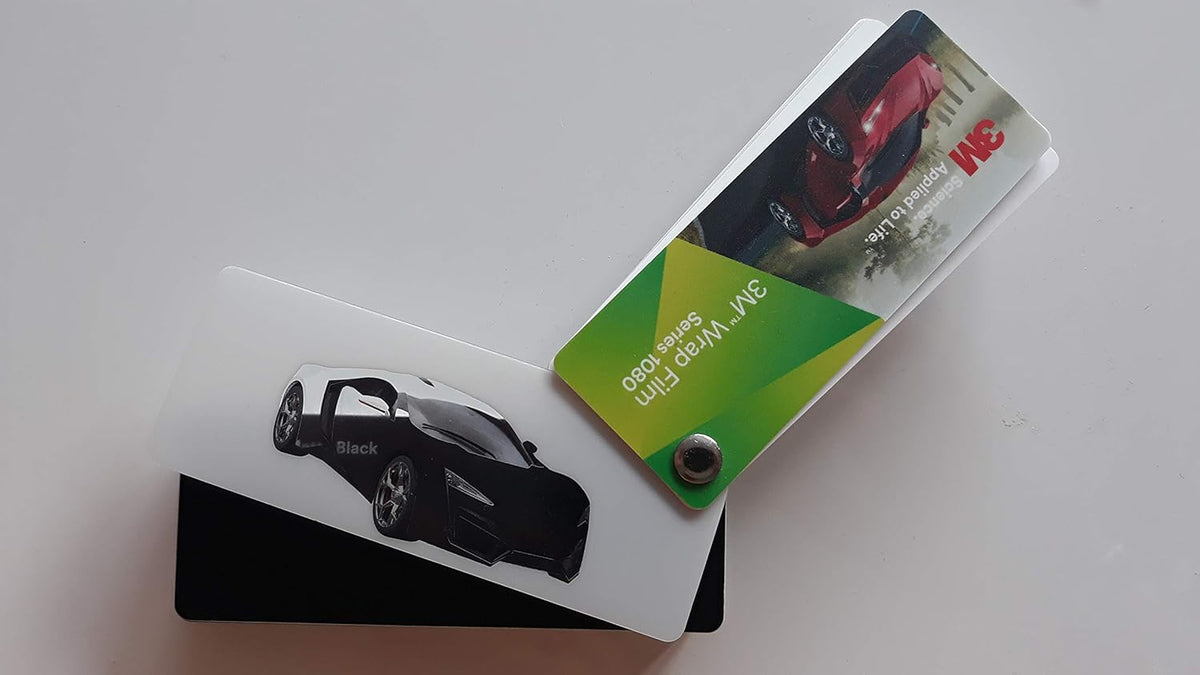 Matte Black 5ft x 3ft Car Wrap Vinyl Film Pack of 2 D56645