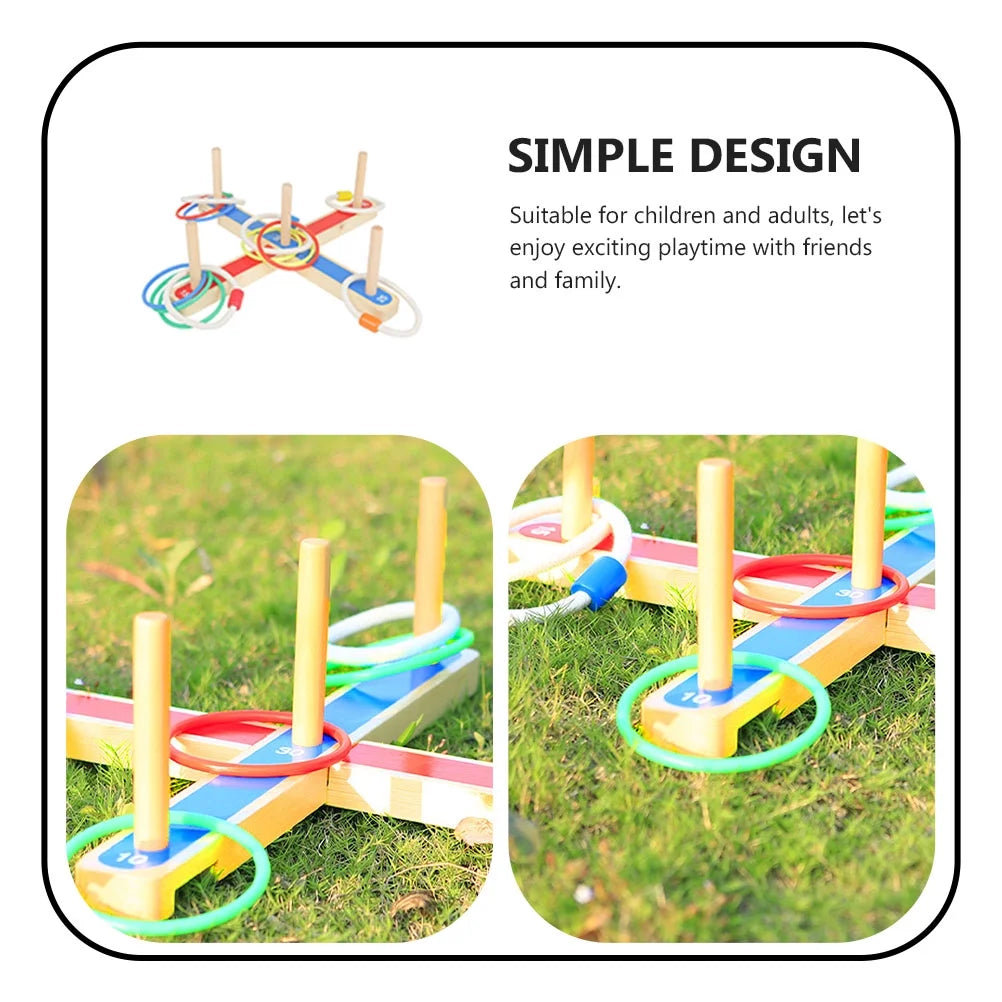 Earth Tones Ring Toss Toy Game P135