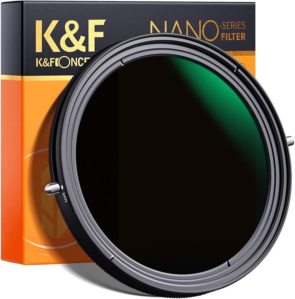 58mm Variable Fader ND2-ND32 ND Filter and CPL Circular Polarizing Filter 2 in 1, Pack of 2 Z344