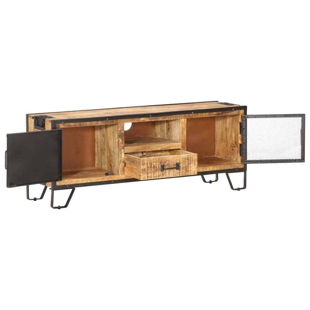 Solid Rough Mango Wood TV Cabinet S776